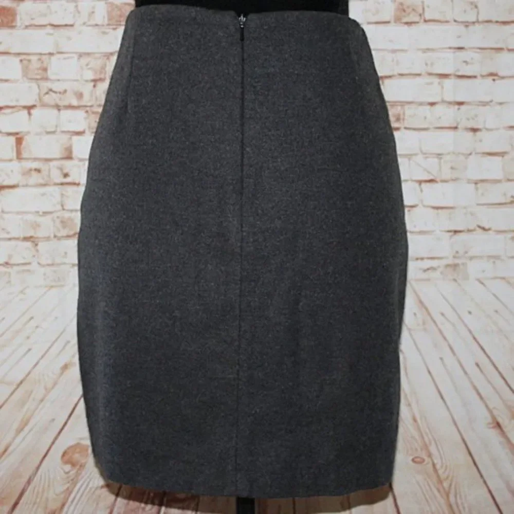 Old Navy Gray Wool Blend Skirt Size 6